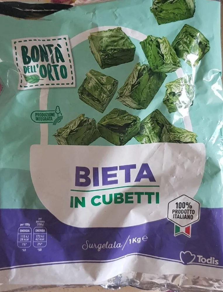 Bieta in cubetti