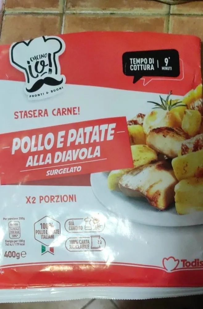 Pollo e patate alla diavola