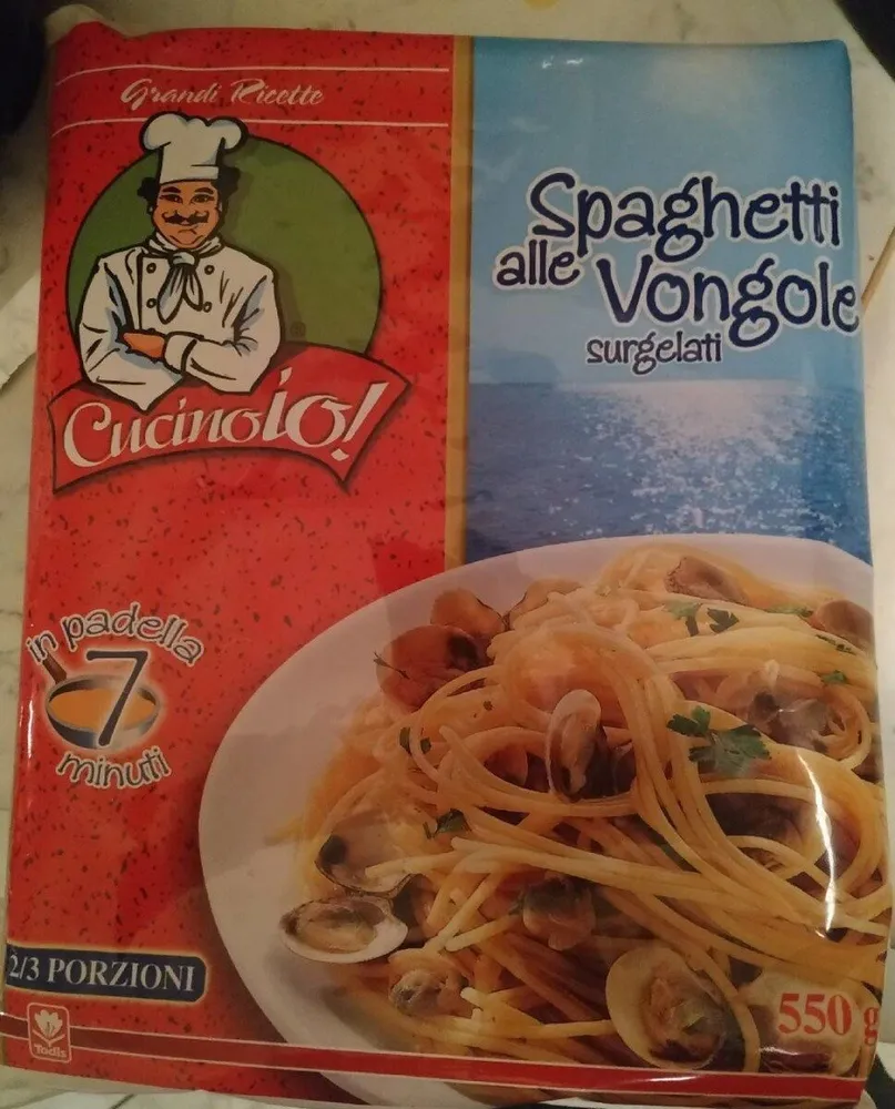 Spaghetti alle vongole surgelati