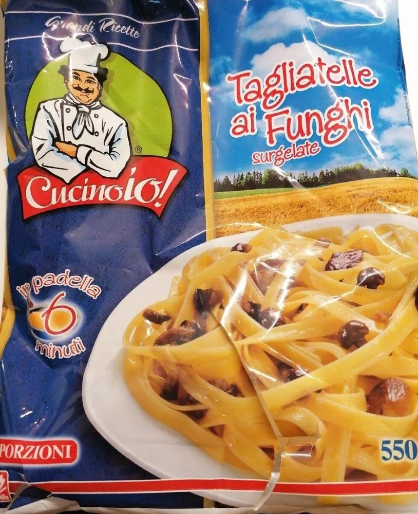 Tagliatelle ai funghi surgelate