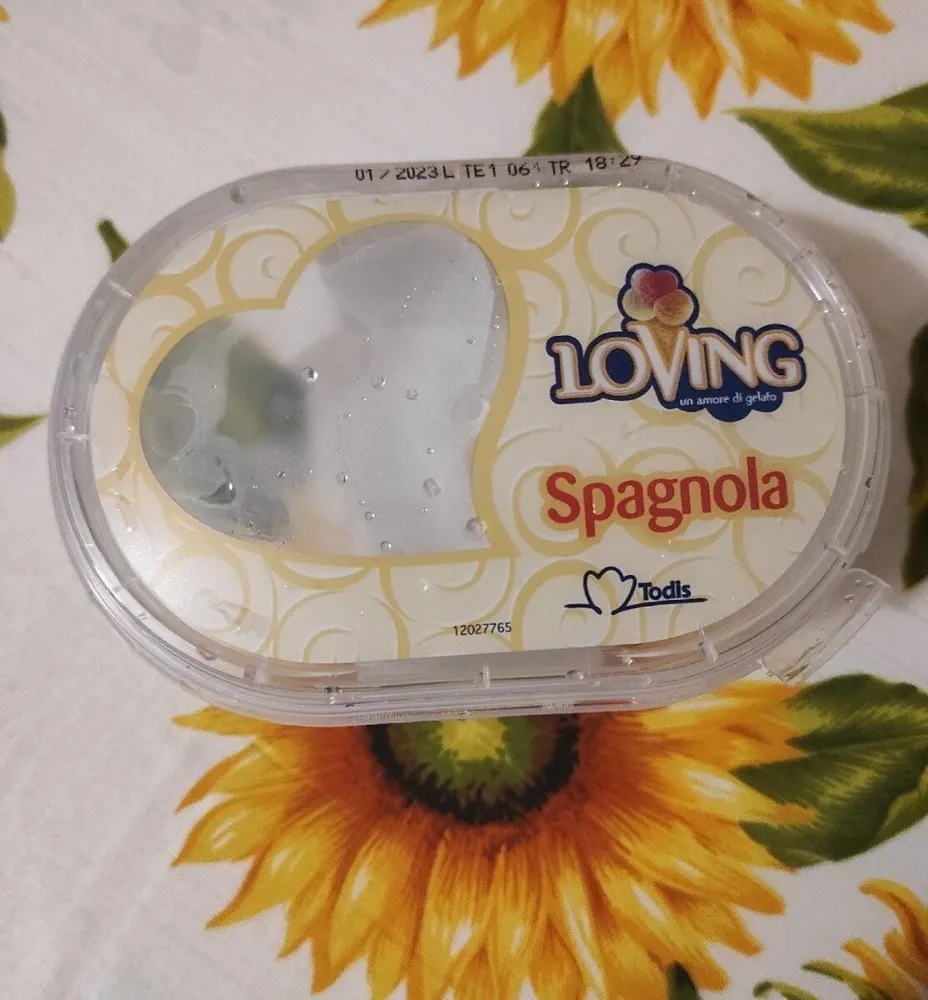 Gelato gusto spagnola