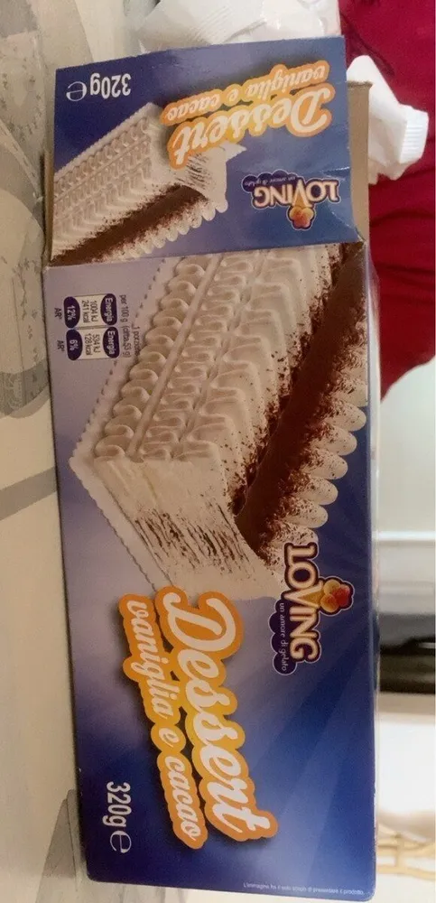Dessert vaniglia e cacao