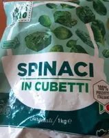 Spinaci in cubetti
