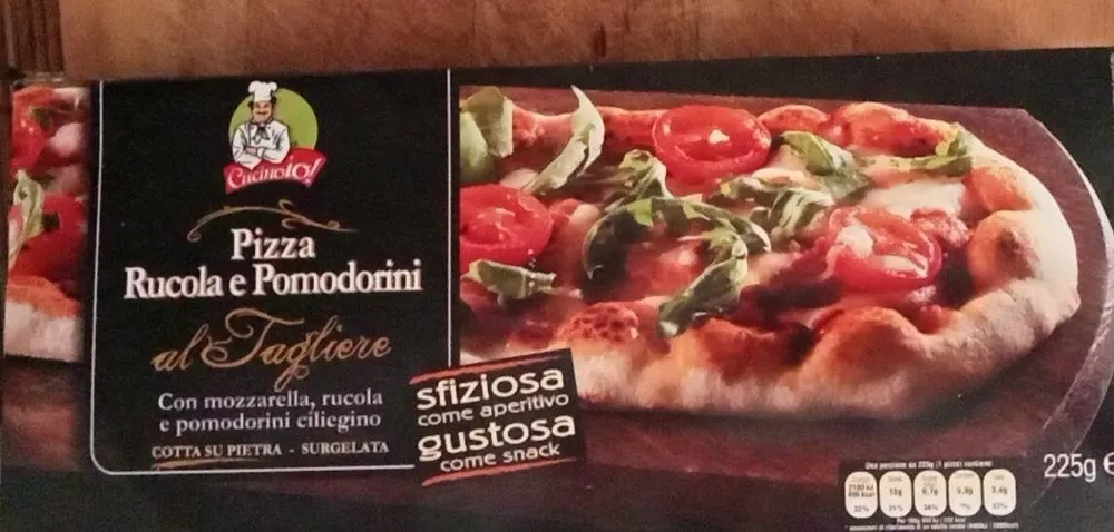 Pizza rucola e pomodorini