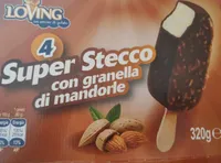 Super stecco con granella di mandorle