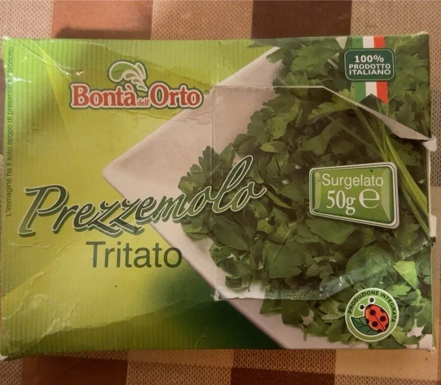 Prezzemolo tritato surgelato