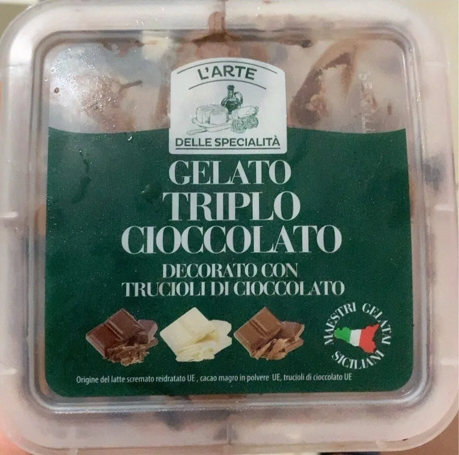 Gelato triplo cioccolato