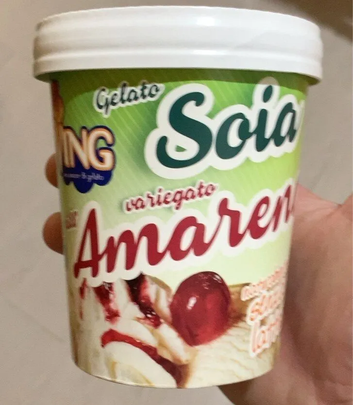 Gelato Soia variegato all’Amarena