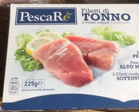 Filetti di tonno a pinna gialla congelati