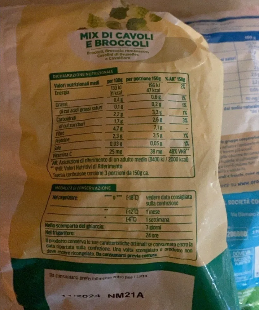 Mix di cavoli e broccoli
