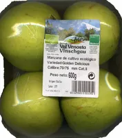 Manzanas Variedad Golden Delicious