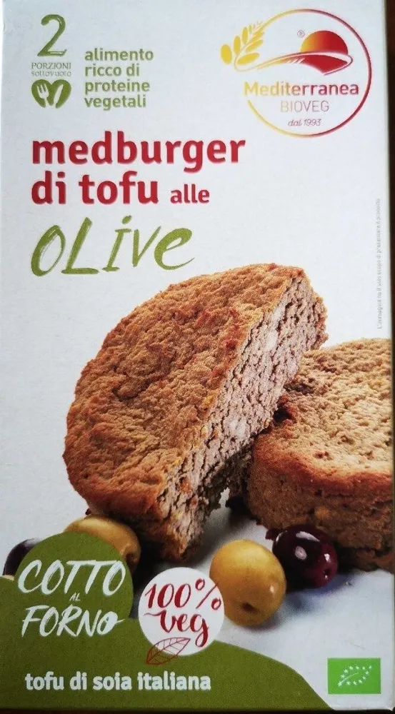 Medburrger di tofu alle olive