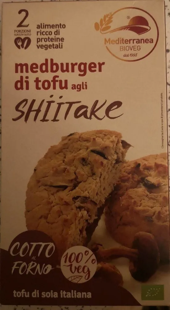 Medburger di tofu con shiitake