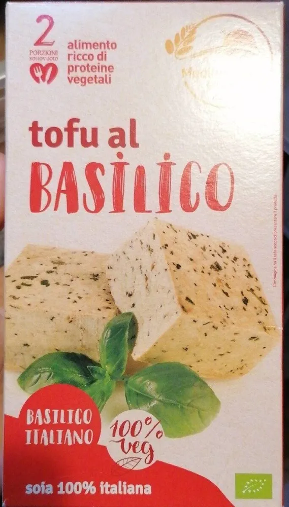 Tofu al basilico