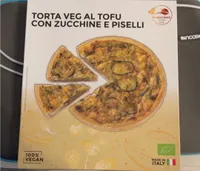 Torta Veg al Tofu con zucchine e piselli