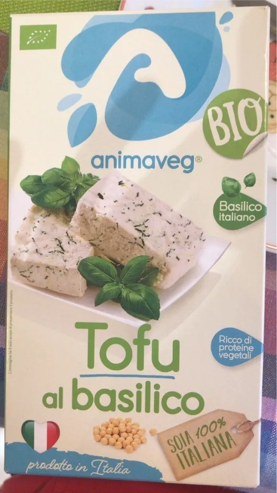 tofu al basilico