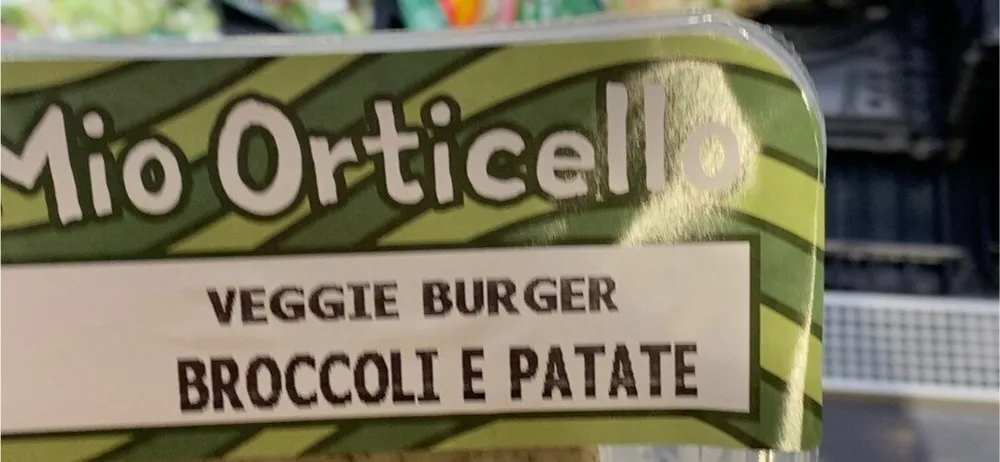 Veggie burger broccoli e patate