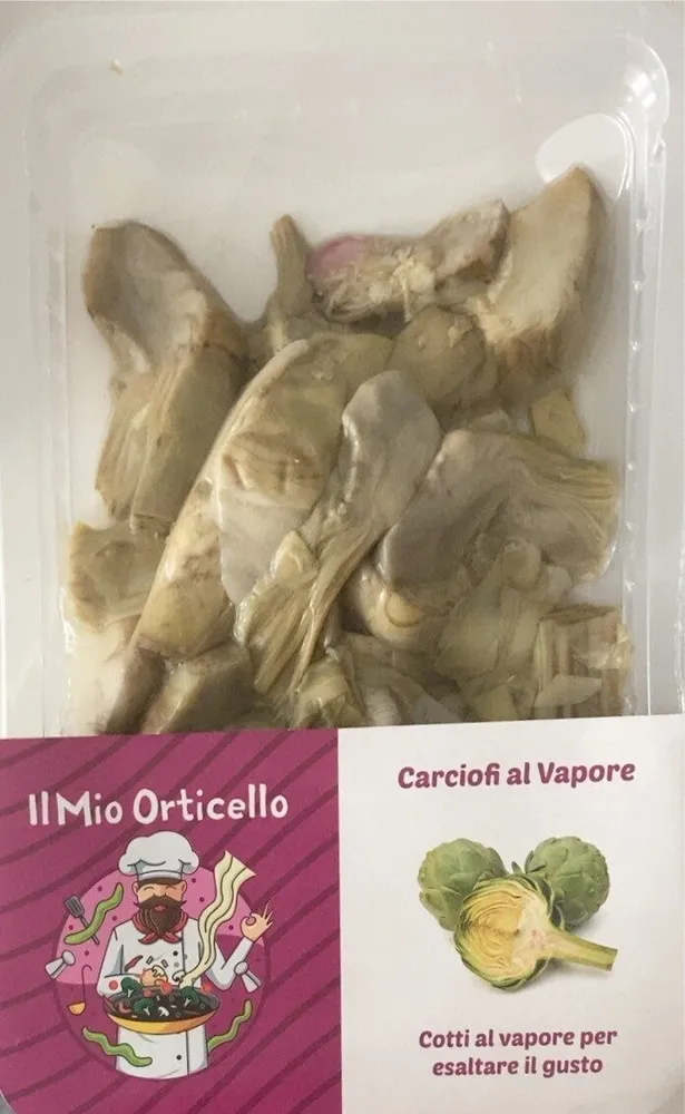 Spicchi di carciofo al vapore