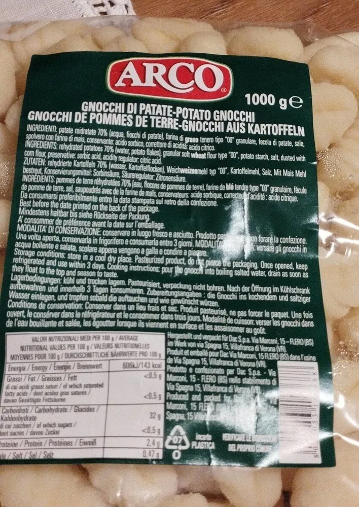 Gnocchi di patate