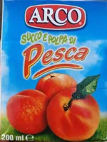 Succo e polpa di pesca
