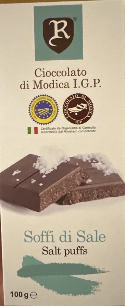 Cioccolato di Modica I.G.P. Sale di Trapani