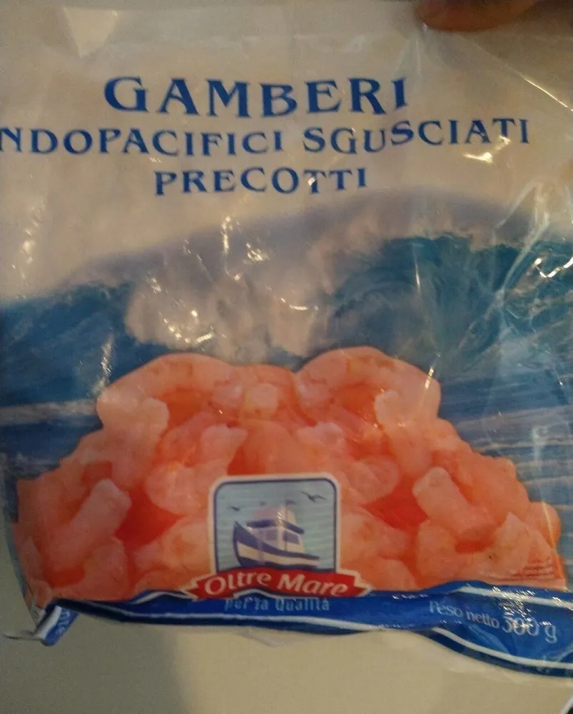 Gamberi indopacifici sgusciati precotti