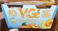 Yogurt magro pesca e albicocca in pezzi