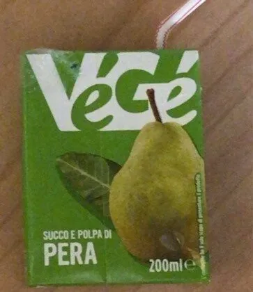Succo e polpa di pera