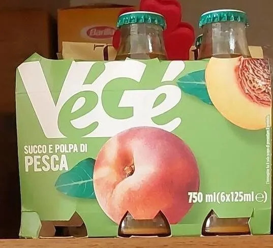 Succo e polpa di pesca