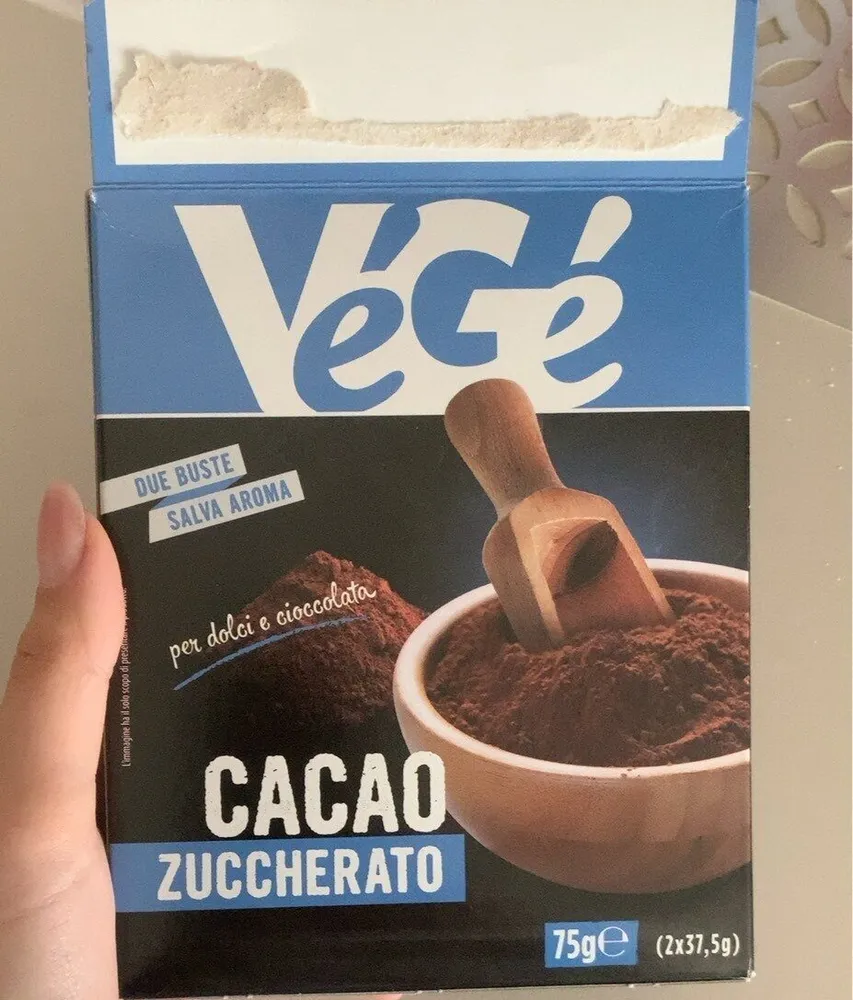 cacao zuccherato