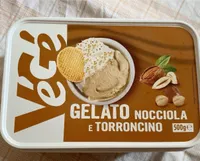 Gelato nocciola e torroncino