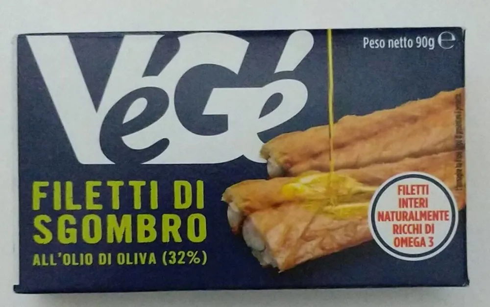 Filetti di sgombro all'olio d'oliva