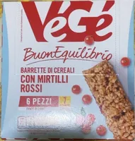 Barretta cereali con mirtilli rossi