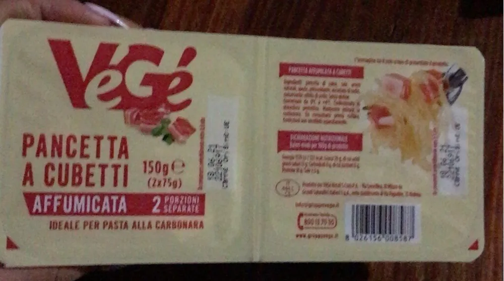 Pancetta a cubetti affumicata