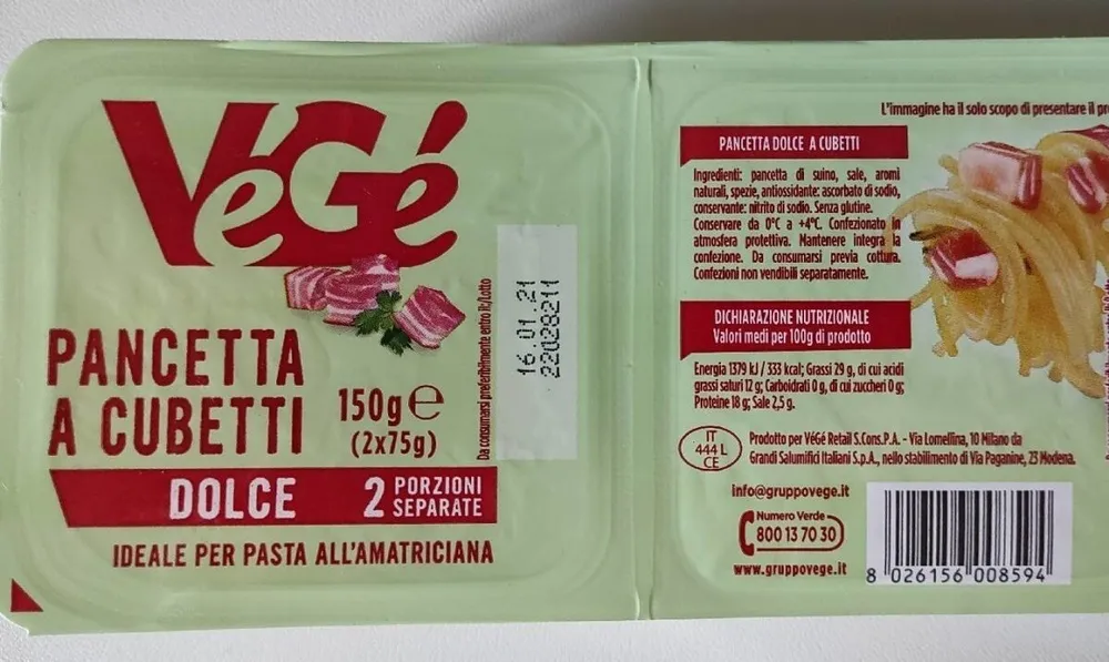 Pancetta a cubetti