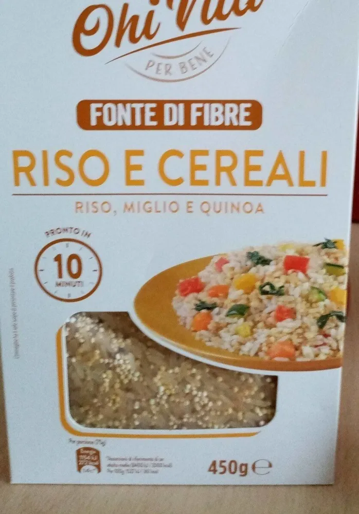 Misto di riso e cereali