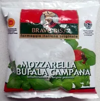 Mozzarella di Bufala Campana AOP (23% MG) - 150 g - Bravo bis