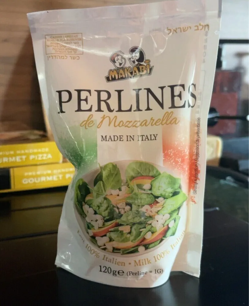 Perlines de mozzarella
