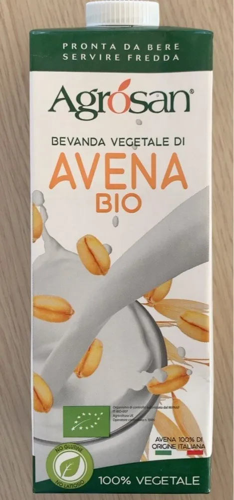 Bevanda vegetale avena bio