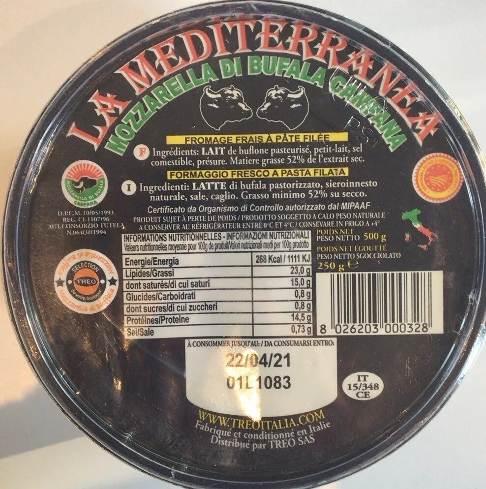 Mozzarella di bufala campana