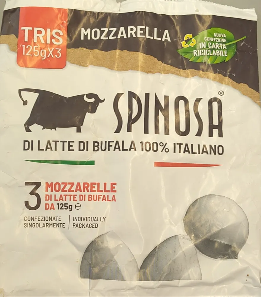 Tris Mozzarella di latte di bufala