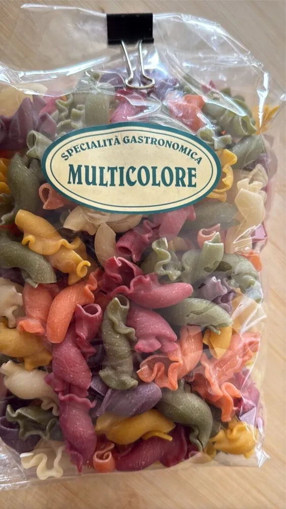pasta colorful
