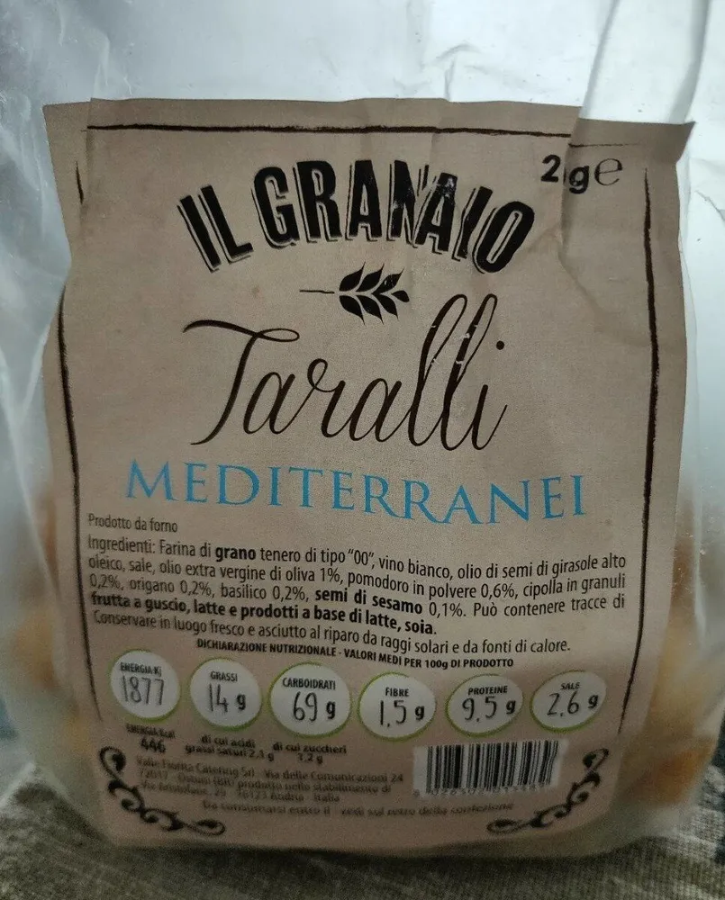 Taralli mediterranei