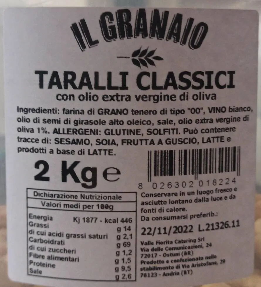 Taralli Classici 2Kg