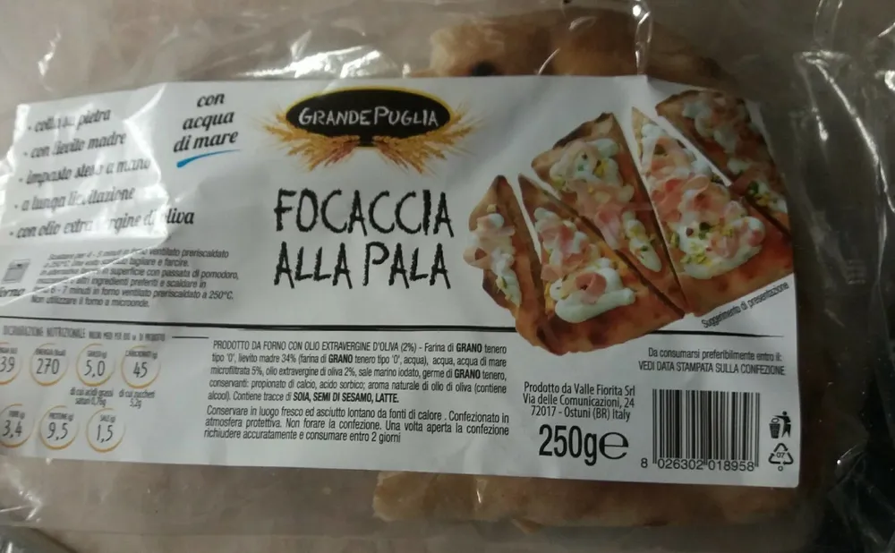 Focaccia alla Pala