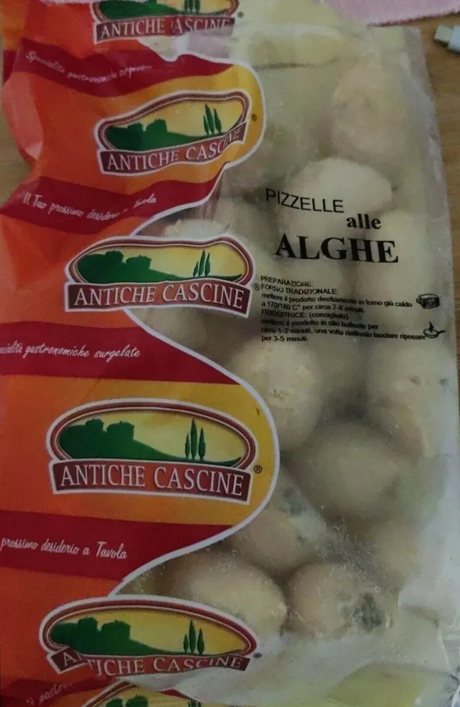 Pizzelle alle alghe