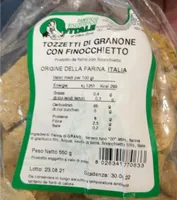 Tozzetti di granone con finocchietto