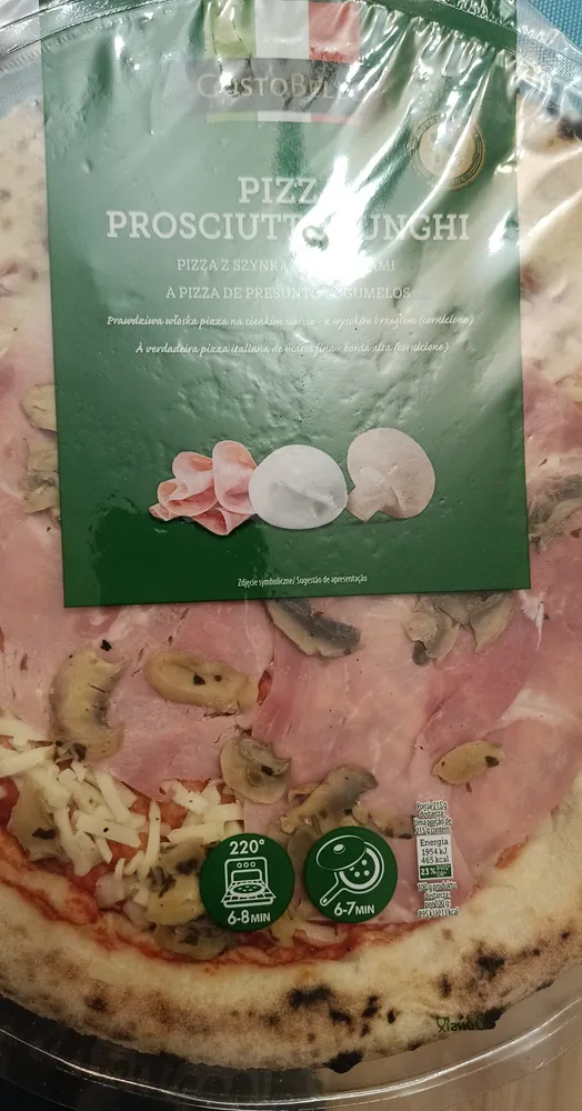 Pizza Prosciutto Funghi