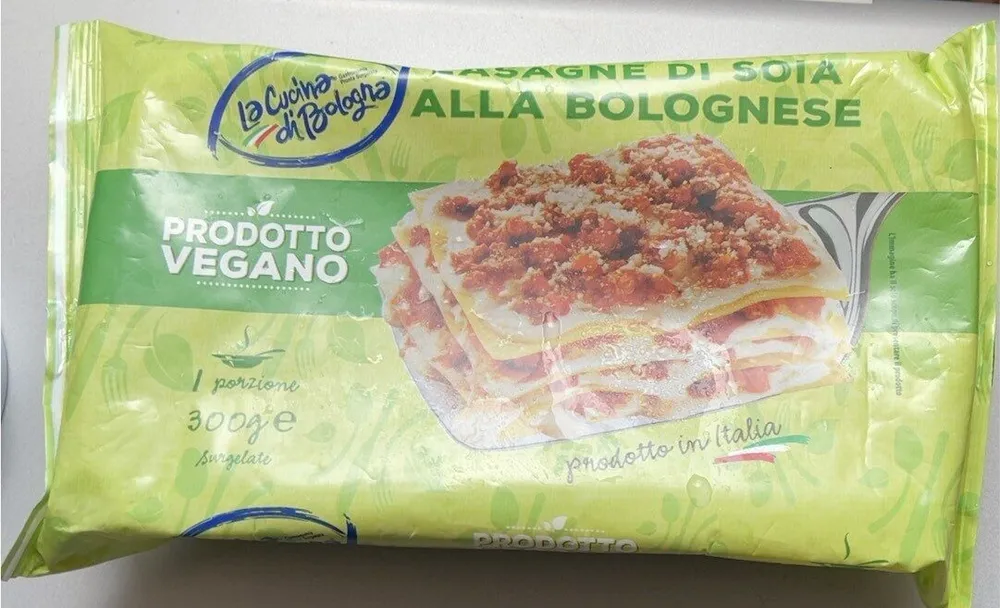 Lasagne di soia alla bolognese