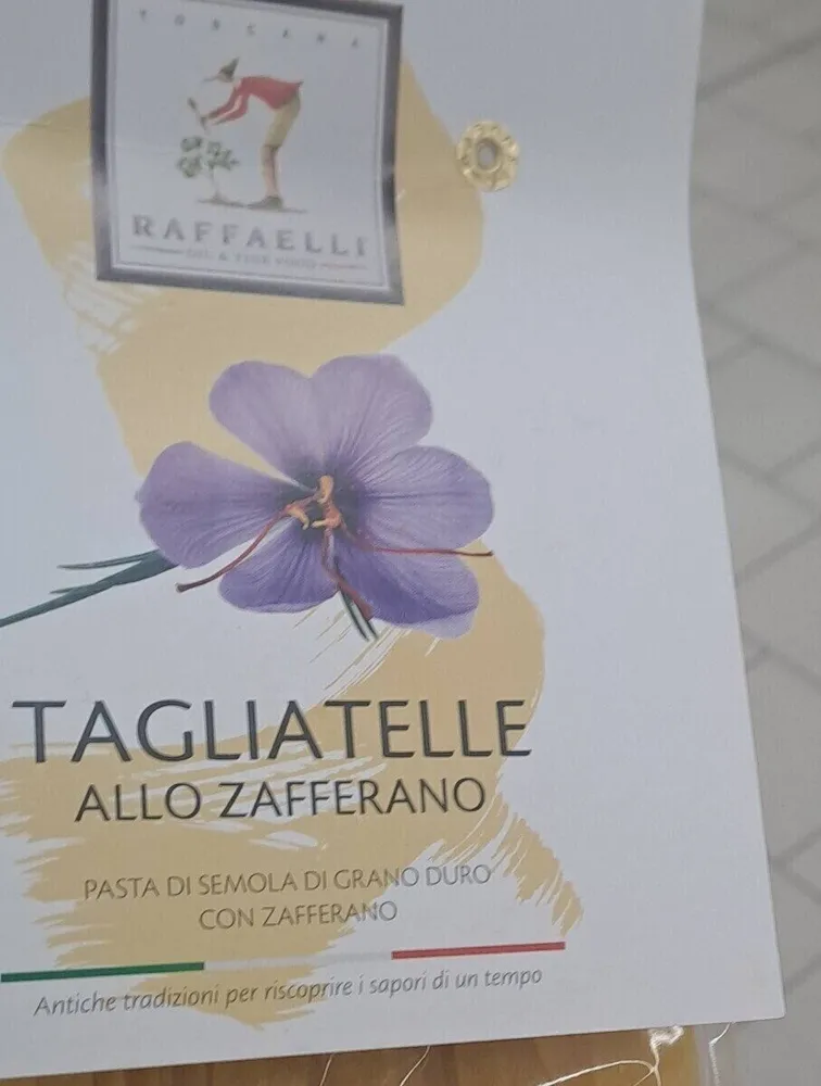 Tagliatelle au safran
